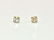 14k Yellow Gold, 1/4 Carat Diamond Studs. - 4
