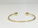 18k Yellow Gold DIAMOND BANGLE / BRACELET - 5