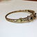 14k Gold Diamond & Blue Sapphire Bracelet / BANGLE - 3