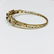 14k Gold Diamond & Blue Sapphire Bracelet / BANGLE - 5