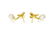 18K, 0.65 CT diamond & pearl; earrings & pendant set - 5