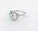 Leaf Motif 3.87 CT Diamond & White Gold Wedding Ring - 2