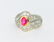 Vintage 14k Gold, 2.70 Carat Ruby & Diamond Ring - 2