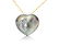 Mother of Pearl & Diamond in Sterling Silver Pendant - 3