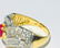 Vintage 14k Gold, 2.70 Carat Ruby & Diamond Ring - 4