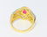 Vintage 14k Gold, 2.70 Carat Ruby & Diamond Ring - 5