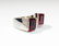 14K Gold, 7 Carat Natural Garnet and Diamond Ring. - 3