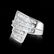 Ladies Superlative 3.00 CT Diamond & Gold Cocktail Ring - 3