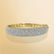 18K Yellow Gold, 6.00 CT White VS/G Diamond Bracelet - 4