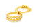 Vintage Womens 1.00ct Diamond & 14K Gold Stack Rings - 4