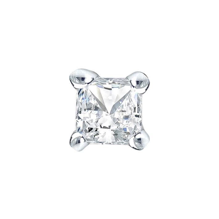 30 Carat Princess Cut Solitaire Diamond Stud Earrings (1 of 5)