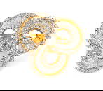 Ladies 18K Rose Gold, 5.00ct VS Diamond Cluster Ring