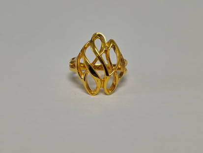 2.8GMS 10K Y/G S-3.5 Gold Ring: Discover elegance and luxury with our exquisite 2.8gms 10K Yellow Gold S-3.5 Ring. Crafted to perfection, this stunning gold ring combines timeless beauty with contemporary design. Its delicate weight