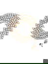 18ct Diamond Tennis Necklace. VVS Diamonds in 10k Gold