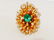 Emerald and Diamond Cocktail Ring (Vintage)**