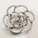 18K WHITE GOLD DIAMOND PIN *MADE IN ITALY* - 4