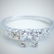 VINTAGE PLATINUM DIAMOND ENGAGEMENT RING & DIAMOND BAND - 2