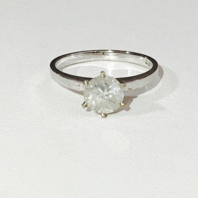 1.3 CARAT ENGAGEMENT RING CERTIFIED BY GIA GEMOLOGIST (1 of 3)