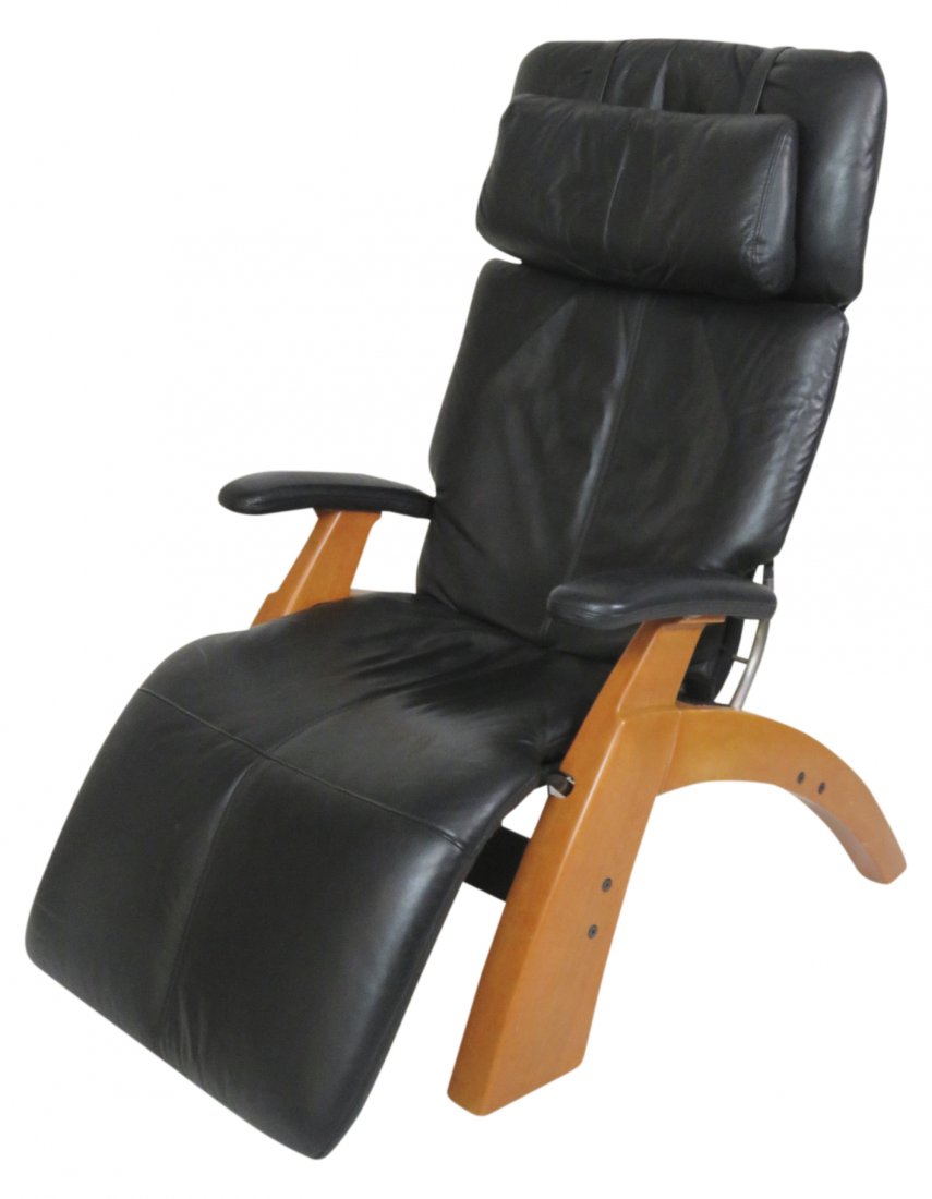 HUMAN TOUCH LEATHER ZERO GRAVITY LOUNGE CHAIRS (1 of 5)
