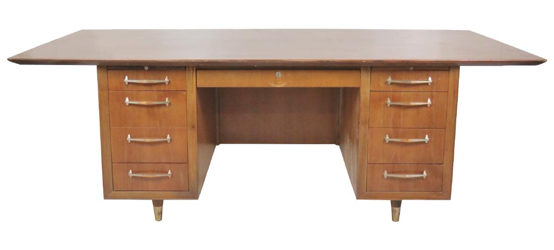 ALMA MODERN DESIGN TEAK DESK (1 of 6)