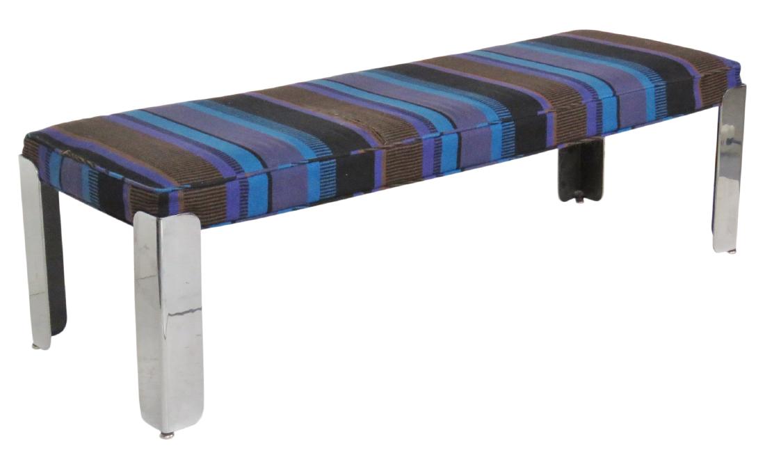 MILO BAUGHMAN for THAYER COGGIN CHROME BENCH (1 of 6)