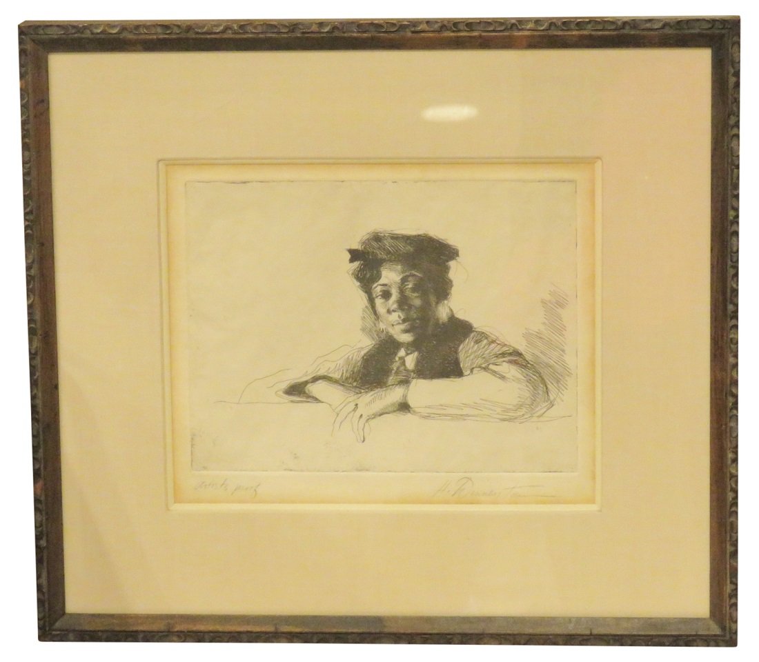 HARVEY DINNERSTEIN ARTISTS PROOF ETCHING (1 of 6)