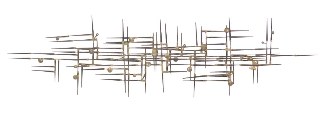 GARY MODERN METAL ABSTRACT WALL HANGING (1 of 5)