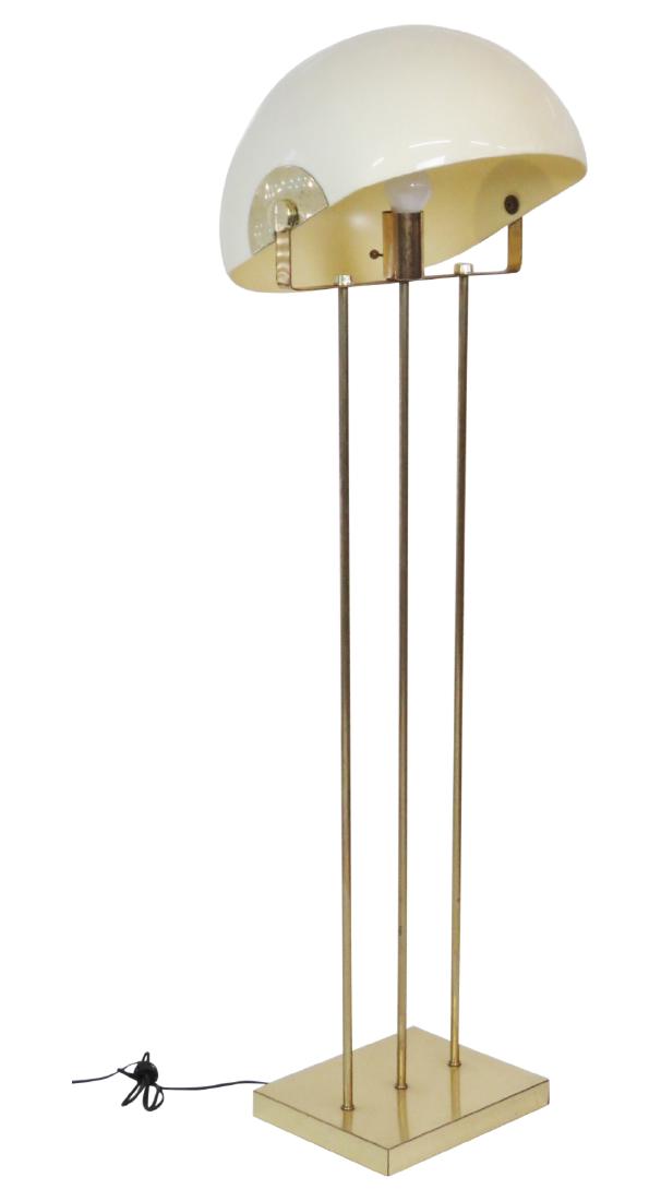 ITALIAN MODERN BRASS FLOOR LAMP (1 of 5)