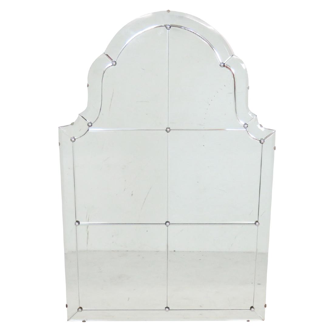 JANSEN STYLE PANELED MIRROR (1 of 5)