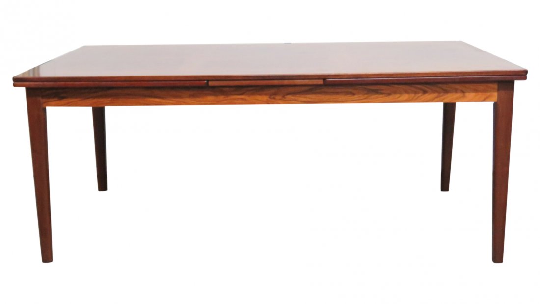 SKOVBY MOBELFABRIK MODERN ROSEWOOD DANISH DINING TABLE (1 of 7)