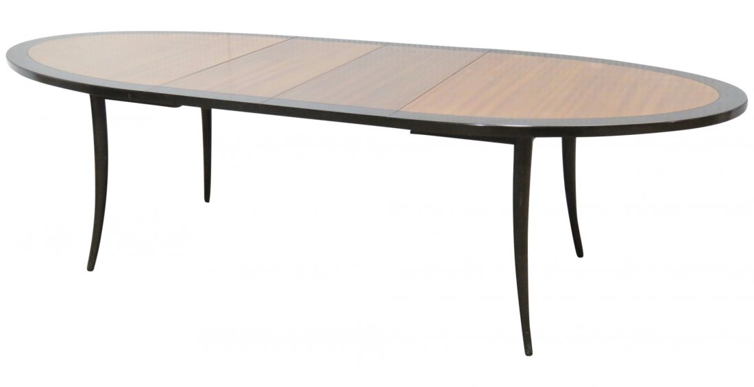 HARVEY PROBBER EBONIZED & TEAK DINING TABLE (1 of 6)