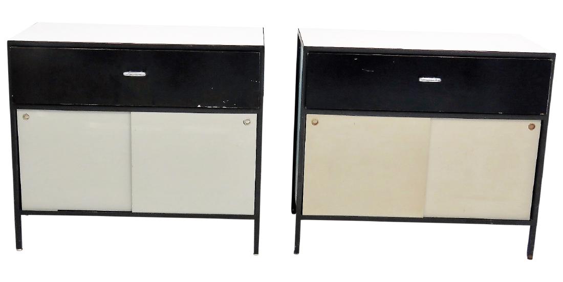 Pair HERMAN MILLER MODERN DESIGN LAMINATE CHESTS (1 of 7)