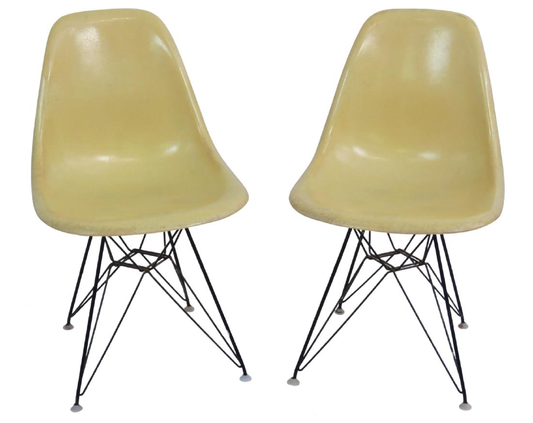 Pair EAMES for HERMAN MILLER EIFFEL CHAIRS (1 of 6)
