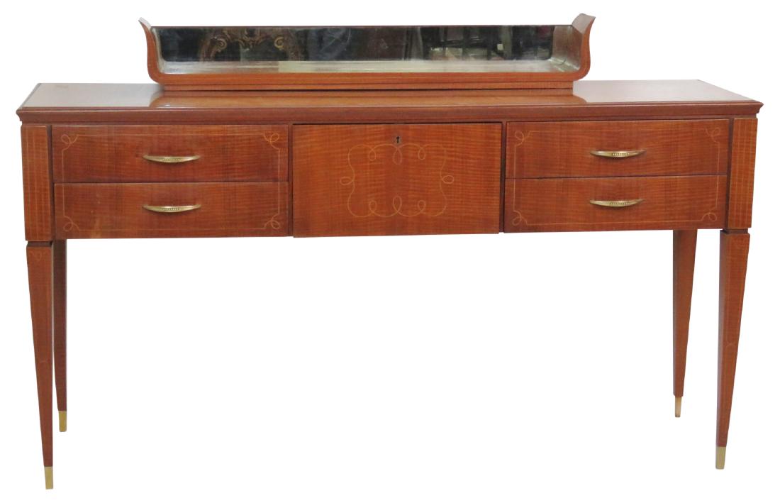 GIO PONTI STYLE MODERN INLAID SIDEBOARD BAR (1 of 7)