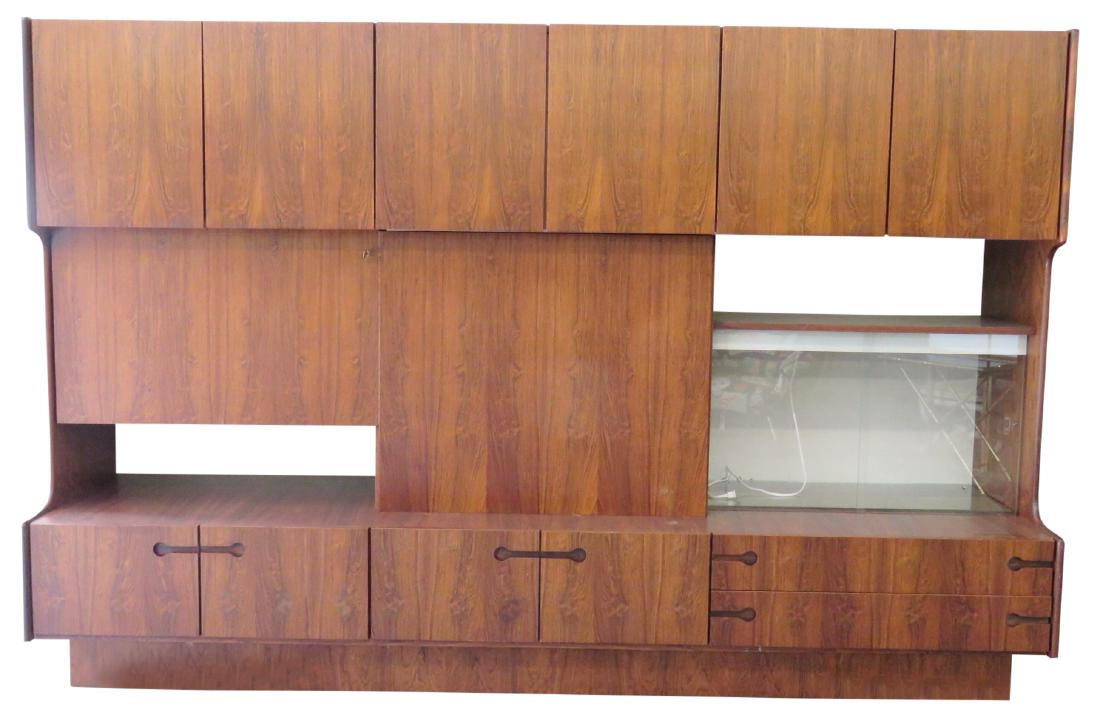DANISH MODERN WALNUT WALL UNIT (1 of 6)