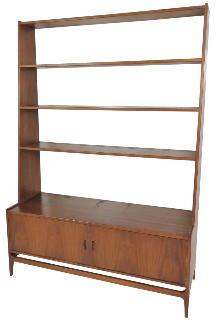 DANISH MODERN WALNUT ETAGERE (1 of 8)