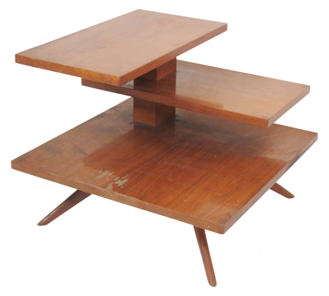 MODERN DESIGN WALNUT STEP TABLE (1 of 4)
