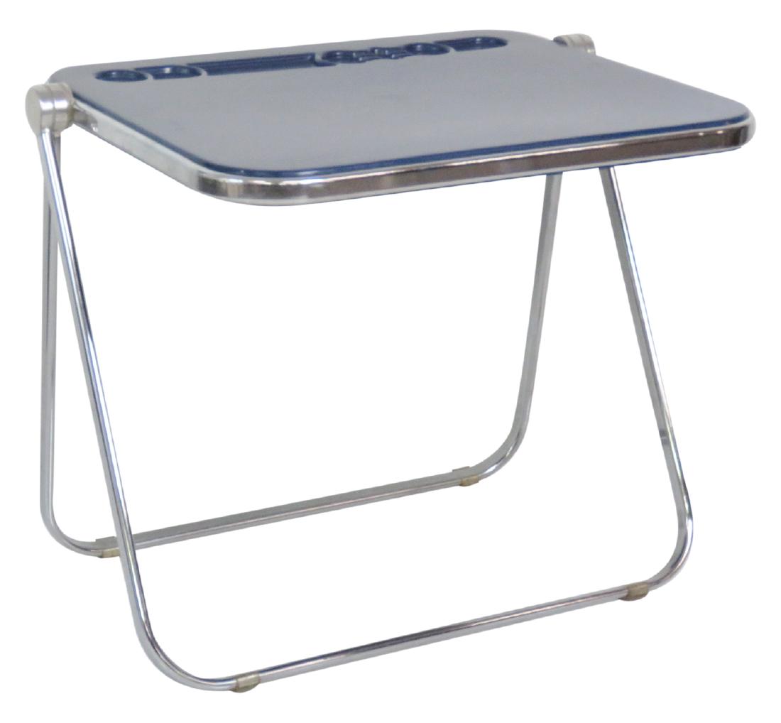 ANONIMA CASTELLI MODERN DESIGN CHROME FOLDING TABLE (1 of 5)