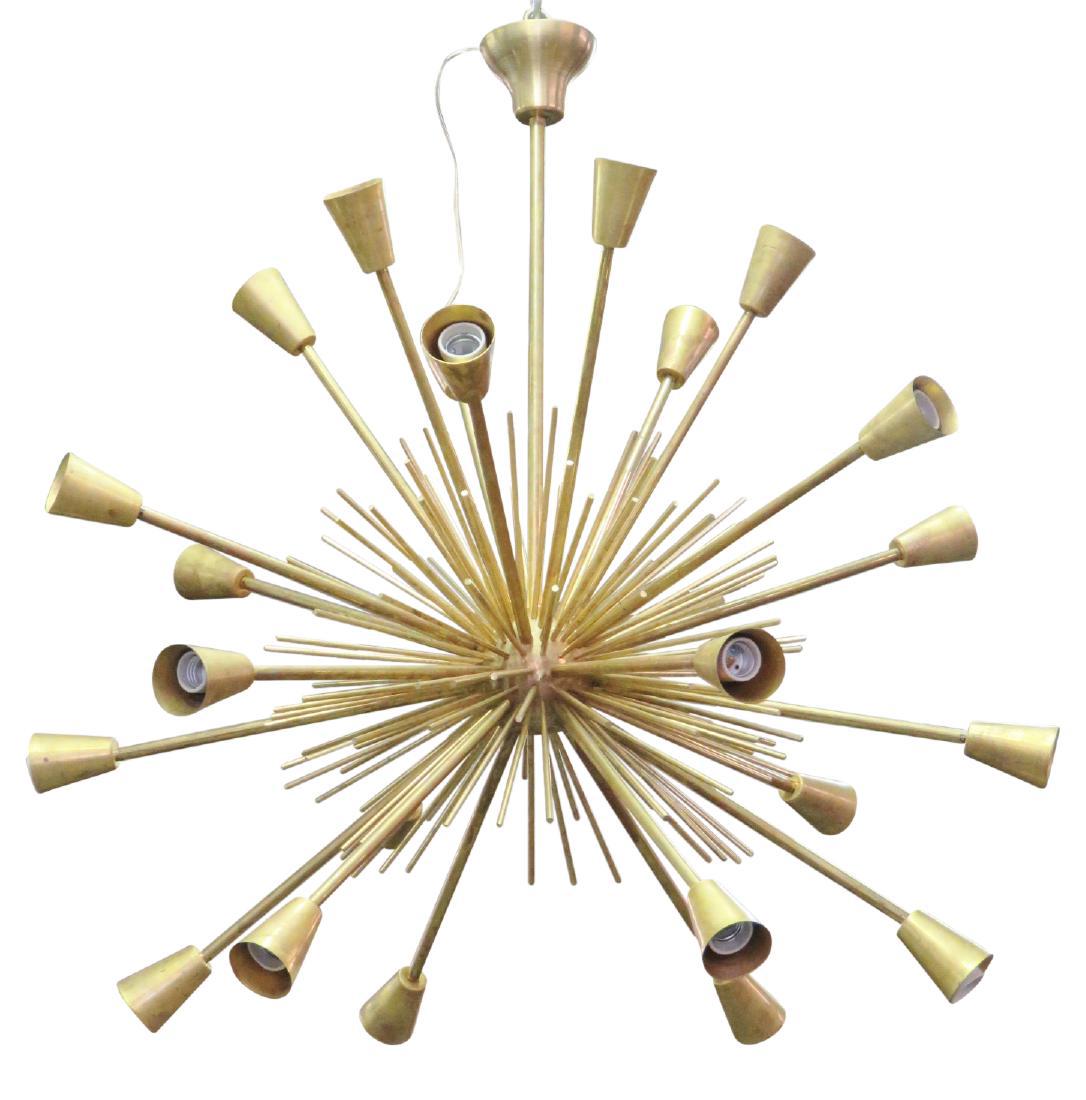 MODERN DESIGN BRASS SPUTNIK CHANDELIER (1 of 4)