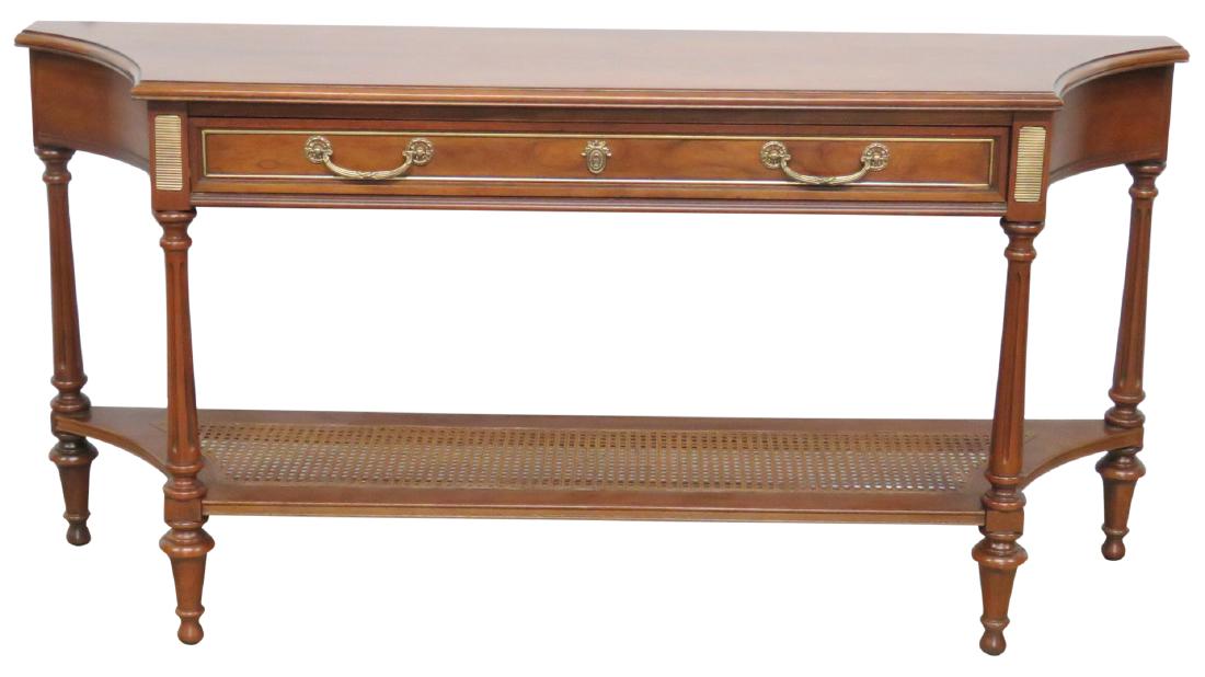 DIRECTOIRE STYLE WALNUT CONSOLE (1 of 5)