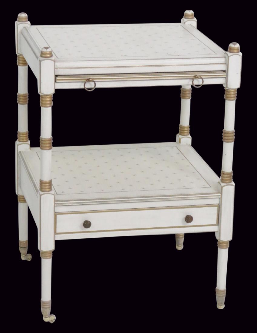 CUSTOM PAINT DECORATED SIDE TABLE (1 of 4)