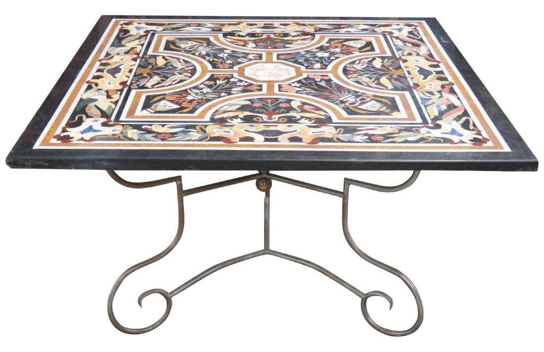 LARGE ITALIAN PIETRA DURA CENTER TABLE (1 of 7)