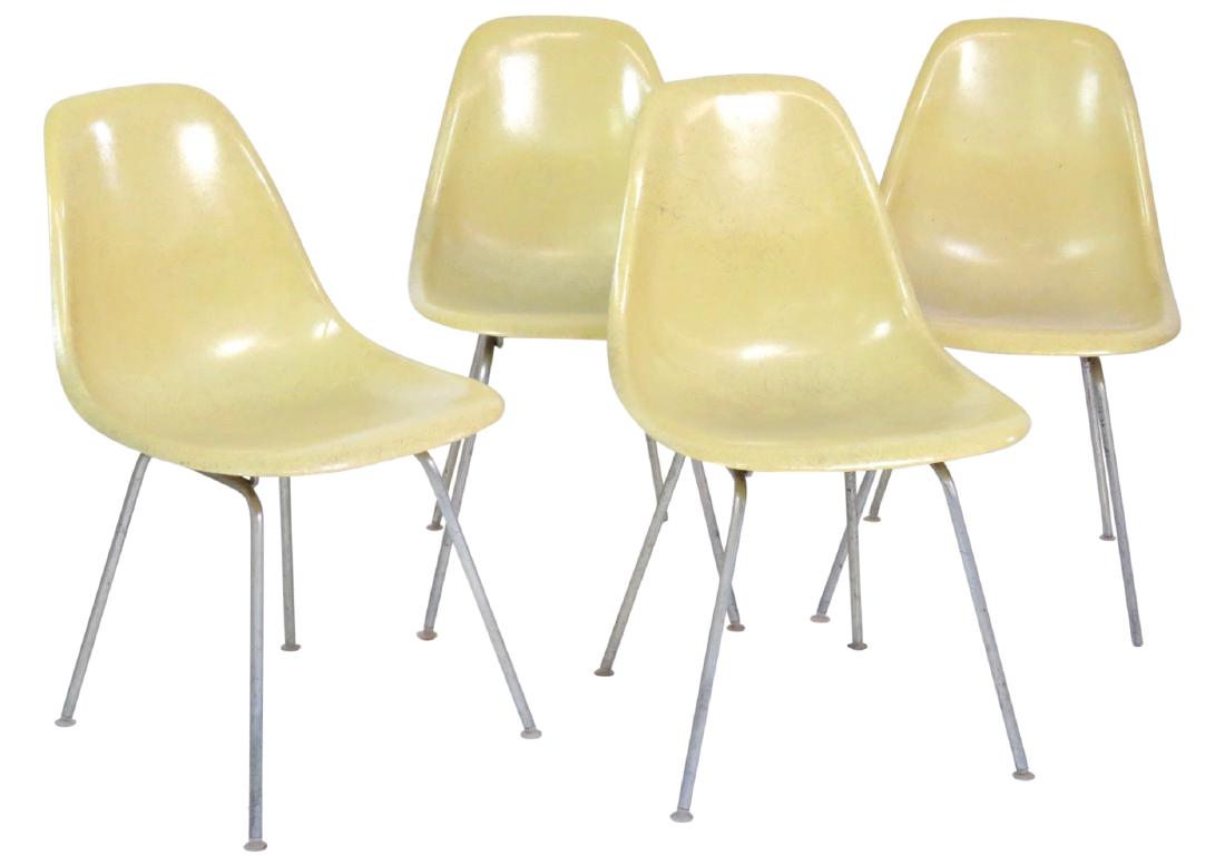 4 HERMAN MILLER CHROME ANT CHAIRS (1 of 4)