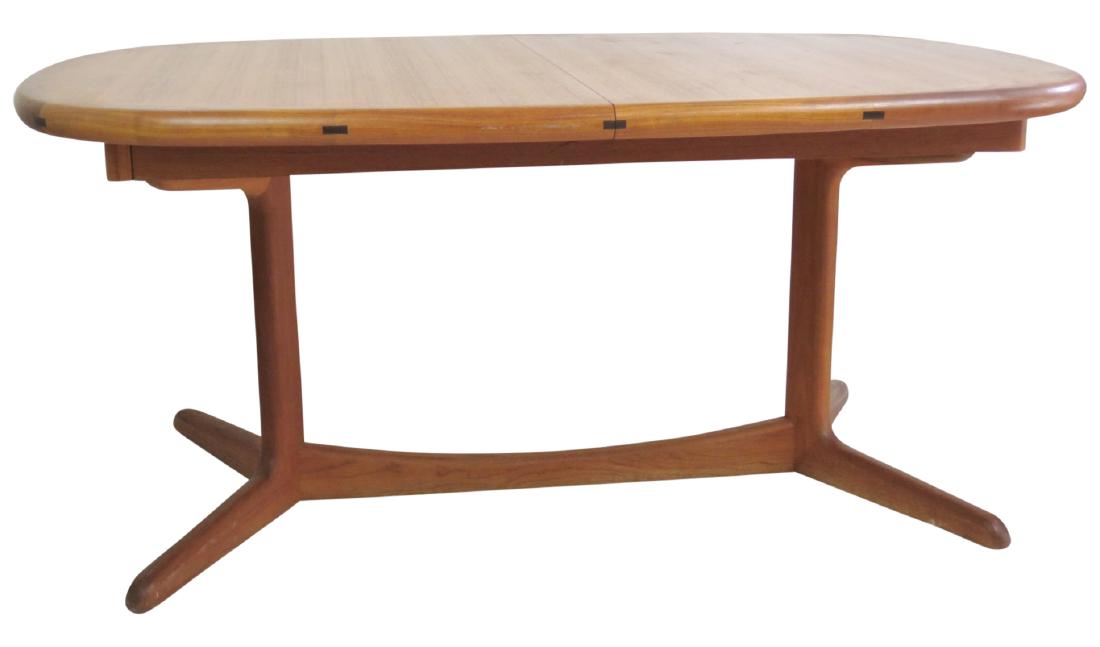DANISH MODERN TEAK DINING TABLE (1 of 6)