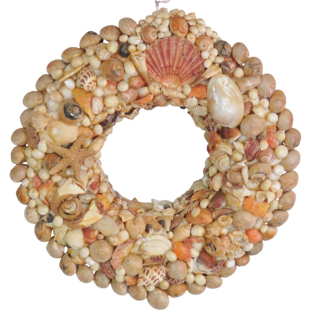 J. ANTHONY REDMILE SHELL ART MIRROR (1 of 3)