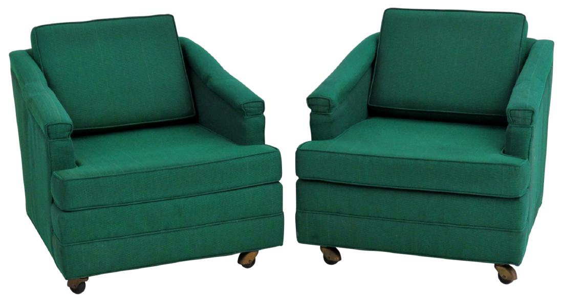 Pair HARVEY PROBBER MODERN LOUNGE CHAIRS (1 of 4)