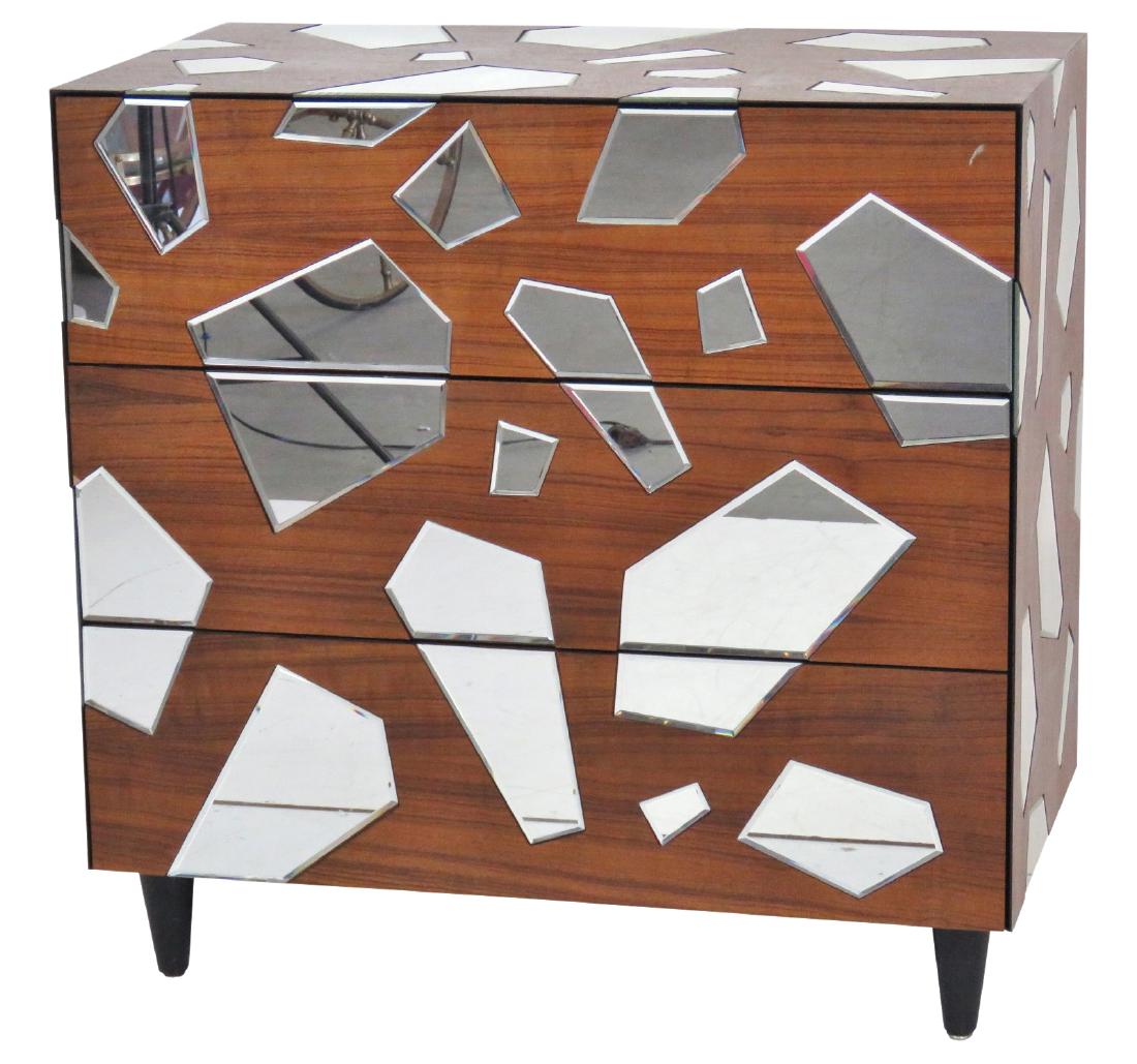 MID CENTURY MODERN THREE DRAWER CHEST (1 of 6)