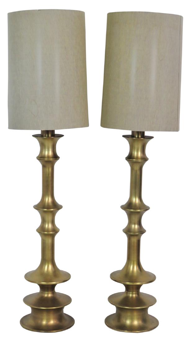 Pair MODERN DESIGN METAL FLOOR LAMPS (1 of 6)