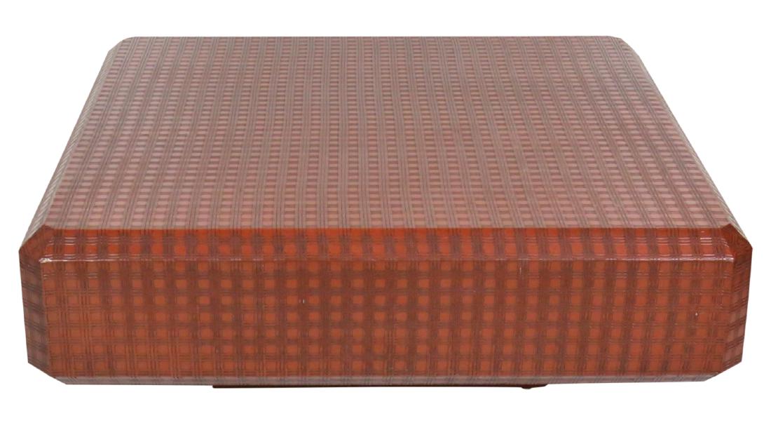 KARL SPRINGER STYLE MID CENTURY MODERN COFFEE TABLE (1 of 5)