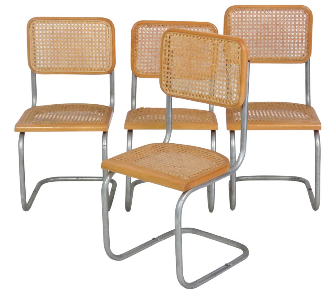4 CANED & CHROME CHILD'S CHAIRS (1 of 7)